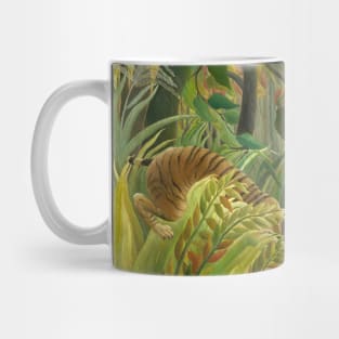 Henri Rousseau Tiger in a Tropical Storm (Surprised!) Mug